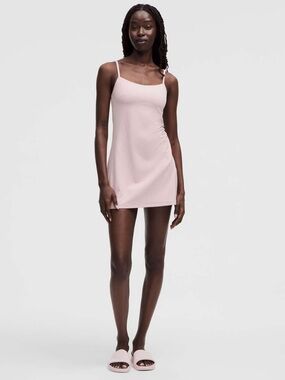 Lululemon Pink Sleeveless Cut-Out Jumpsuit Built-in Shorts Size 8